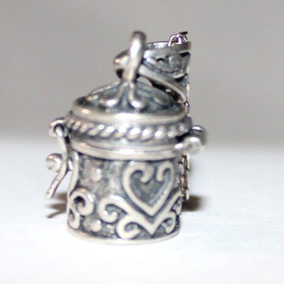 Sterling Silver Prayer Box Necklace - Picture 2 of 9